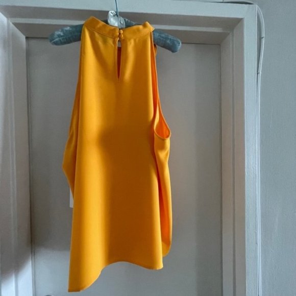 Victoria Beckham for Target Marigold High Neck Scallop Trim Tank 3X - Picture 3 of 6